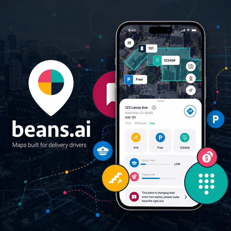 Beans.ai: last-mile delivery navigation app