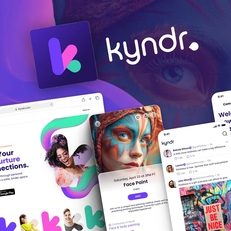 Kyndr: social media mobile app